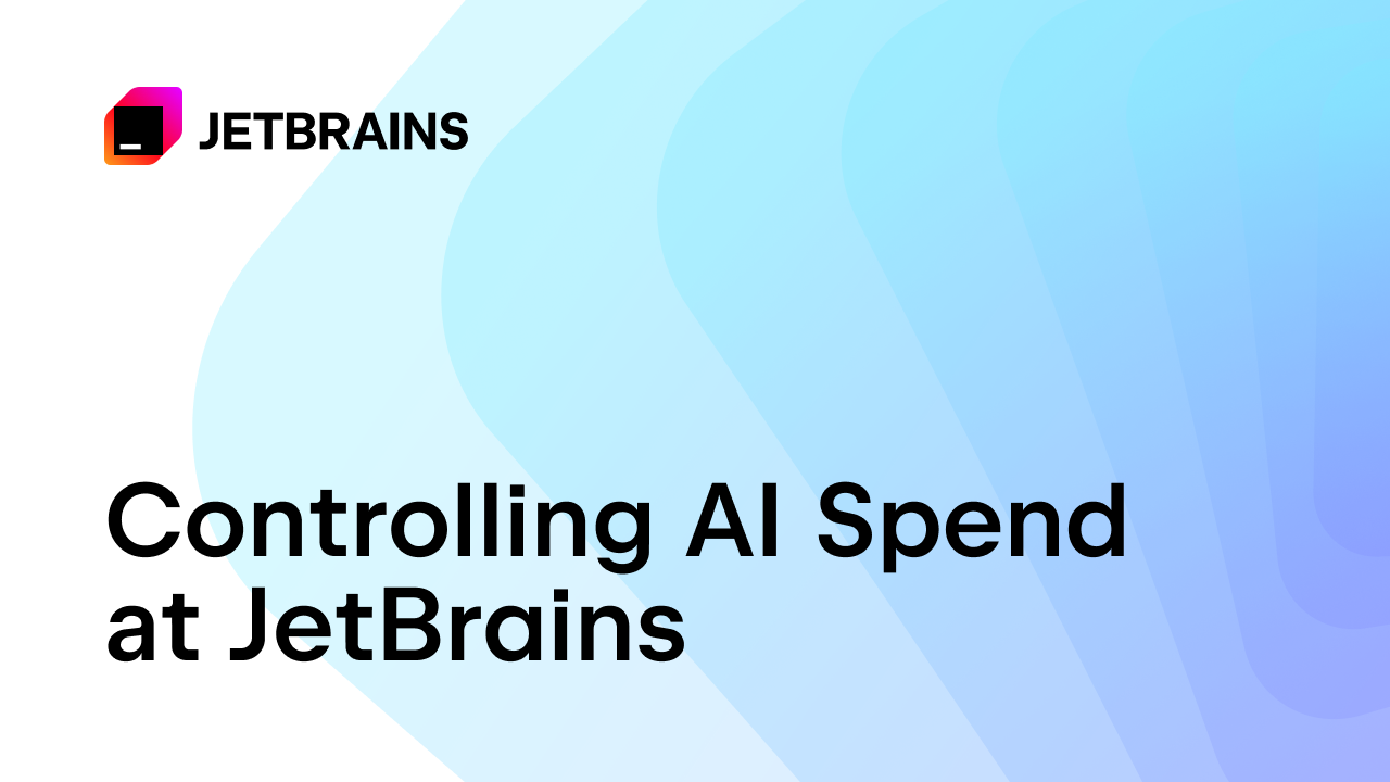 Our First Moves to Get AI Spend Under Control - The JetBrains Blog