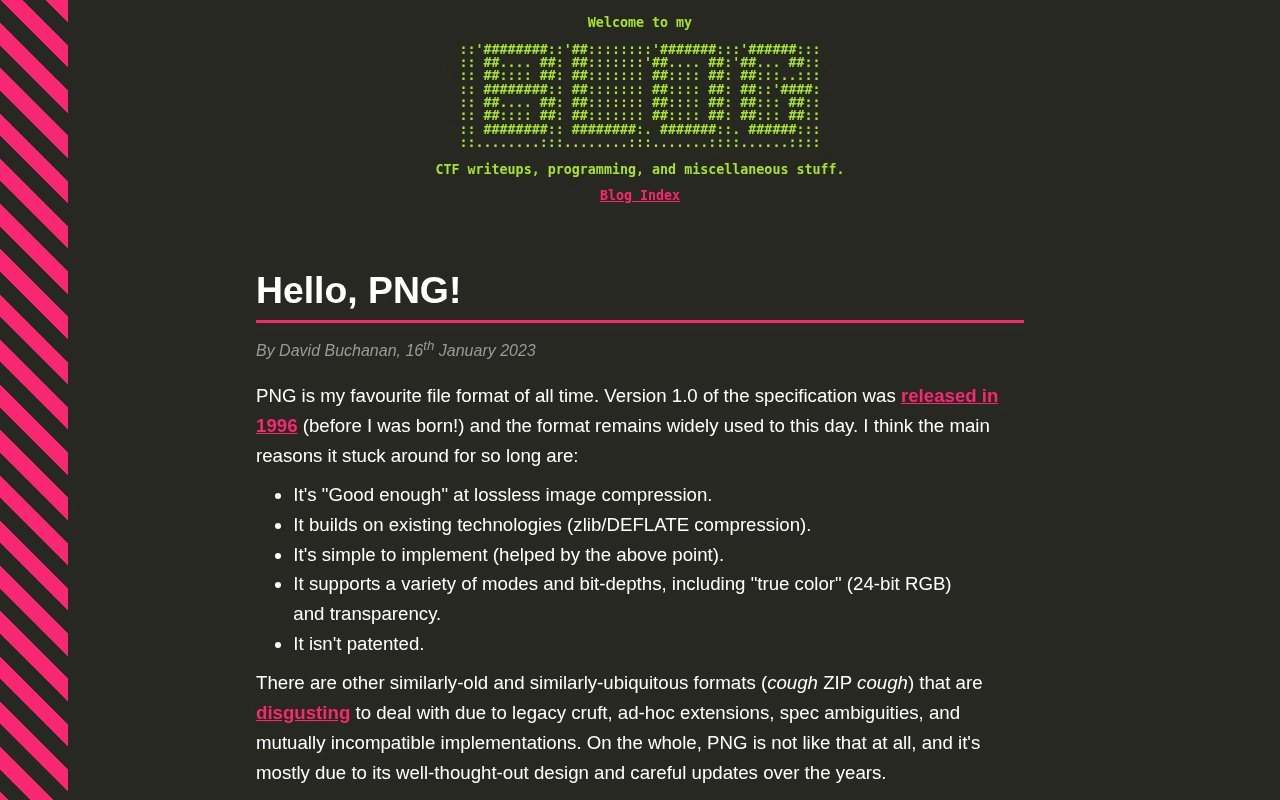 Hello, PNG! | Blog