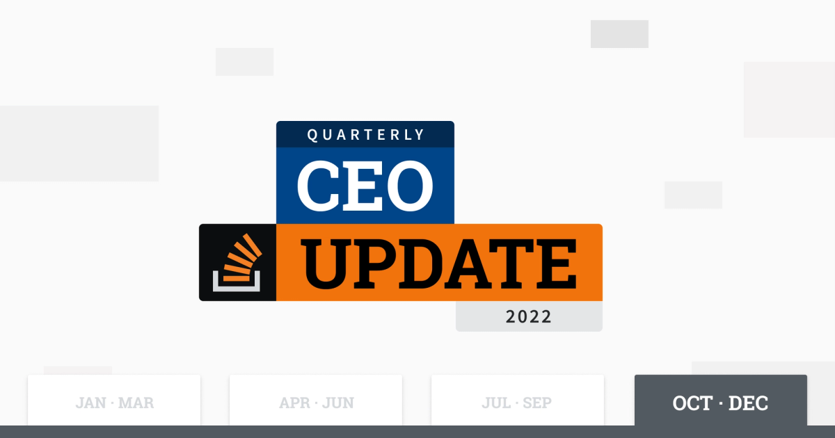 CEO update: Eliminating obstacles to productivity, efficiency, and learning