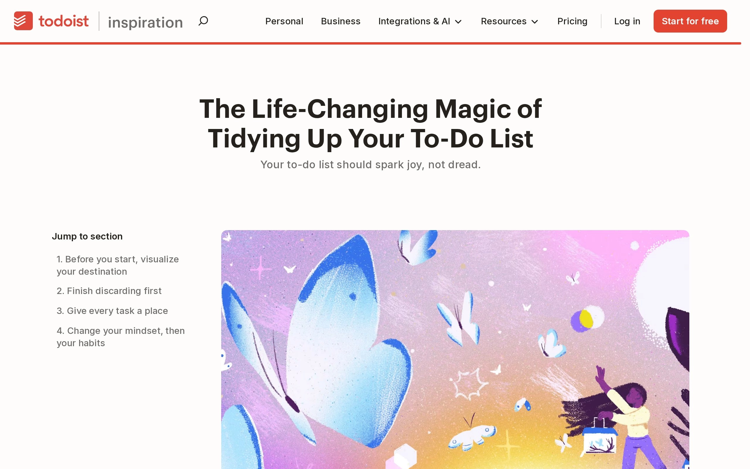 The Life-Changing Magic of Tidying Up Your To-Do List