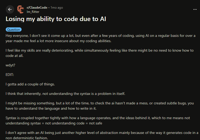 Agentic Coding is a Trap | Lars Faye