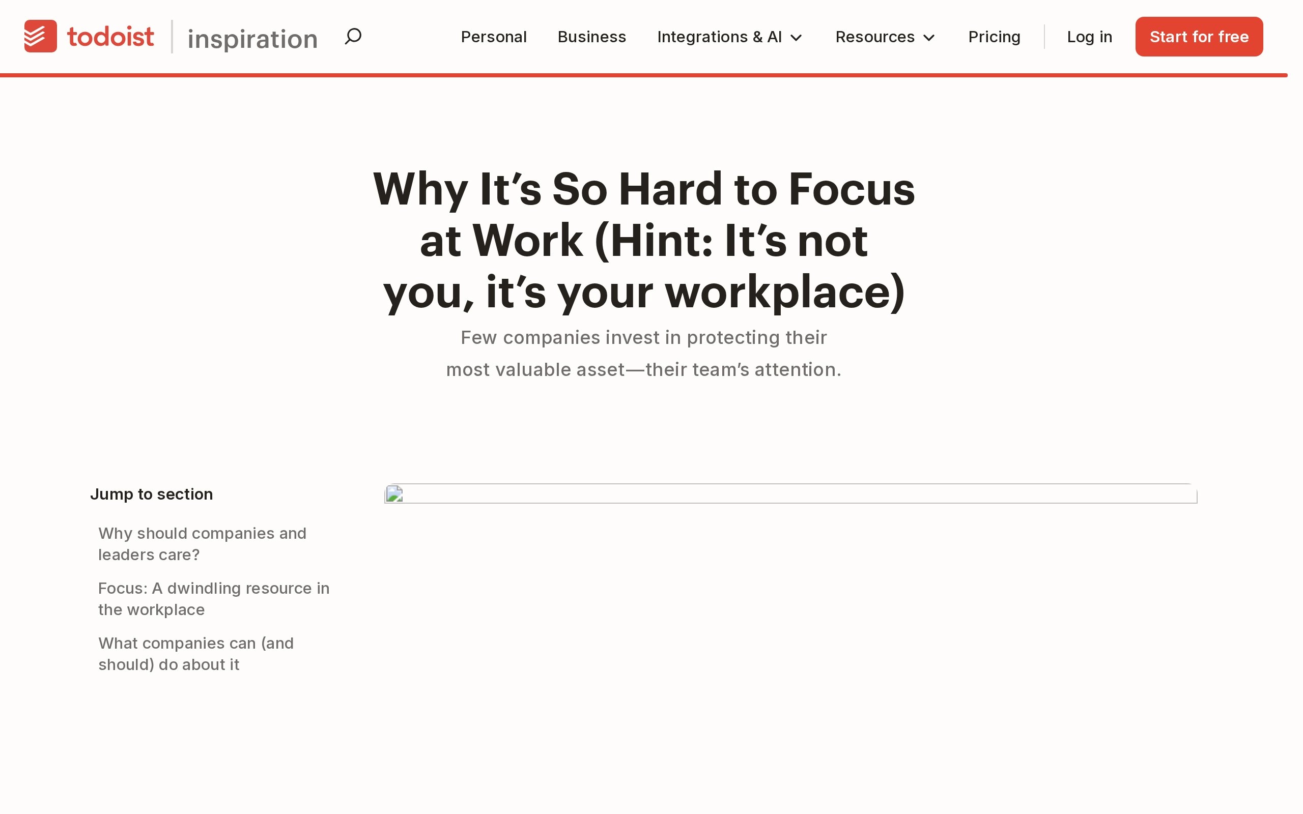 Why It's So Hard to Focus at Work (Hint: It's not you, it's your workplace)