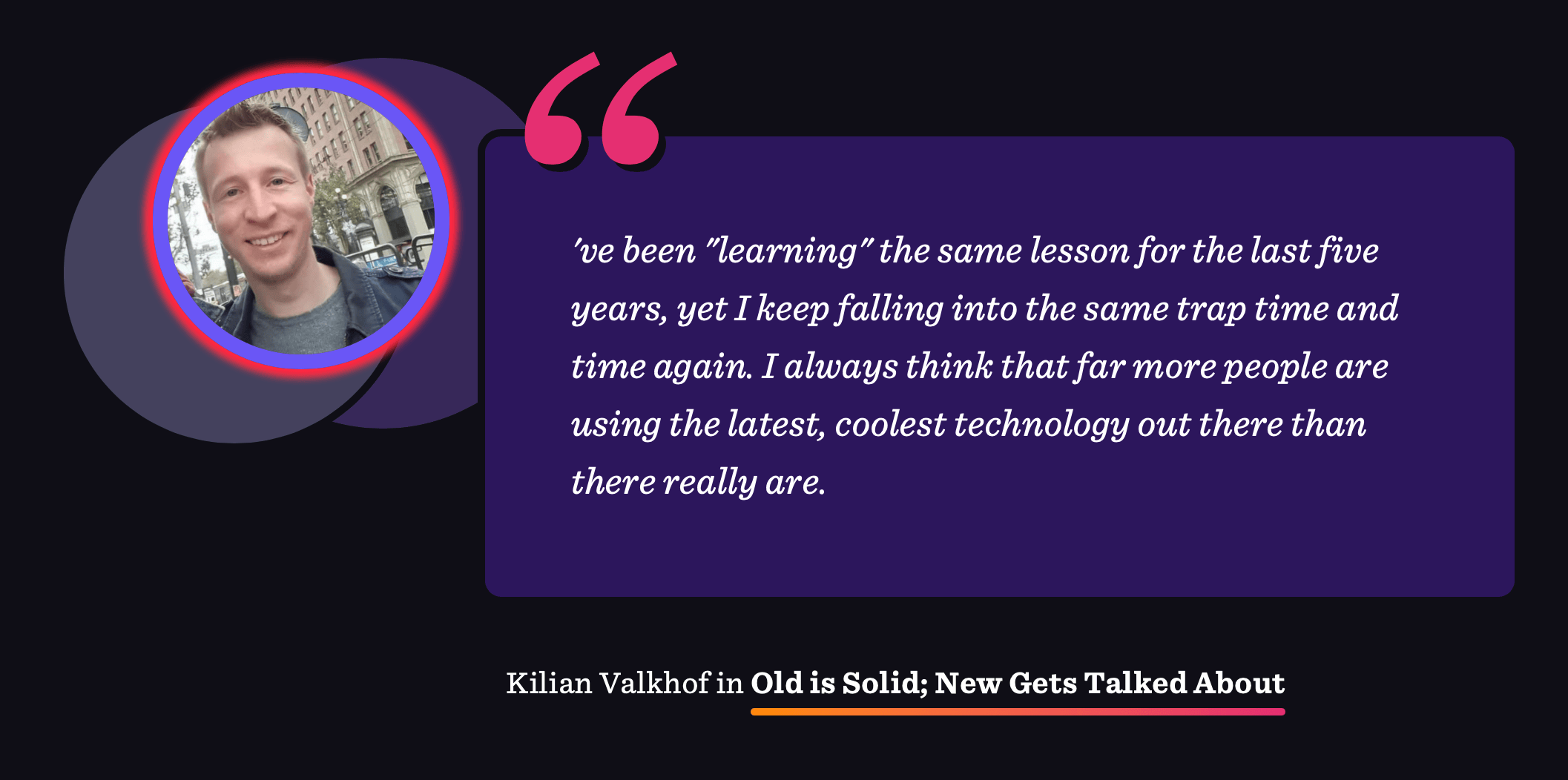 Old is Solid; New Gets Talked About | CSS-Tricks