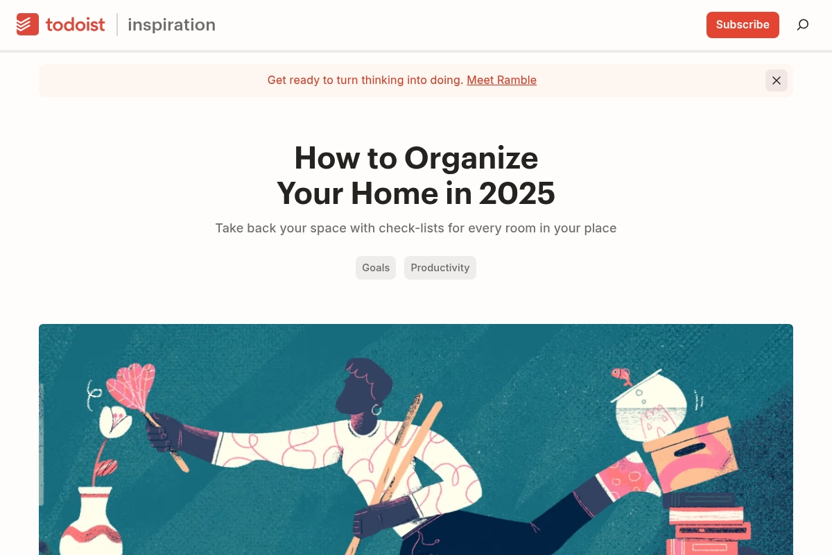 Organize Your Home: Declutter and Clean with Checklists for Every Room