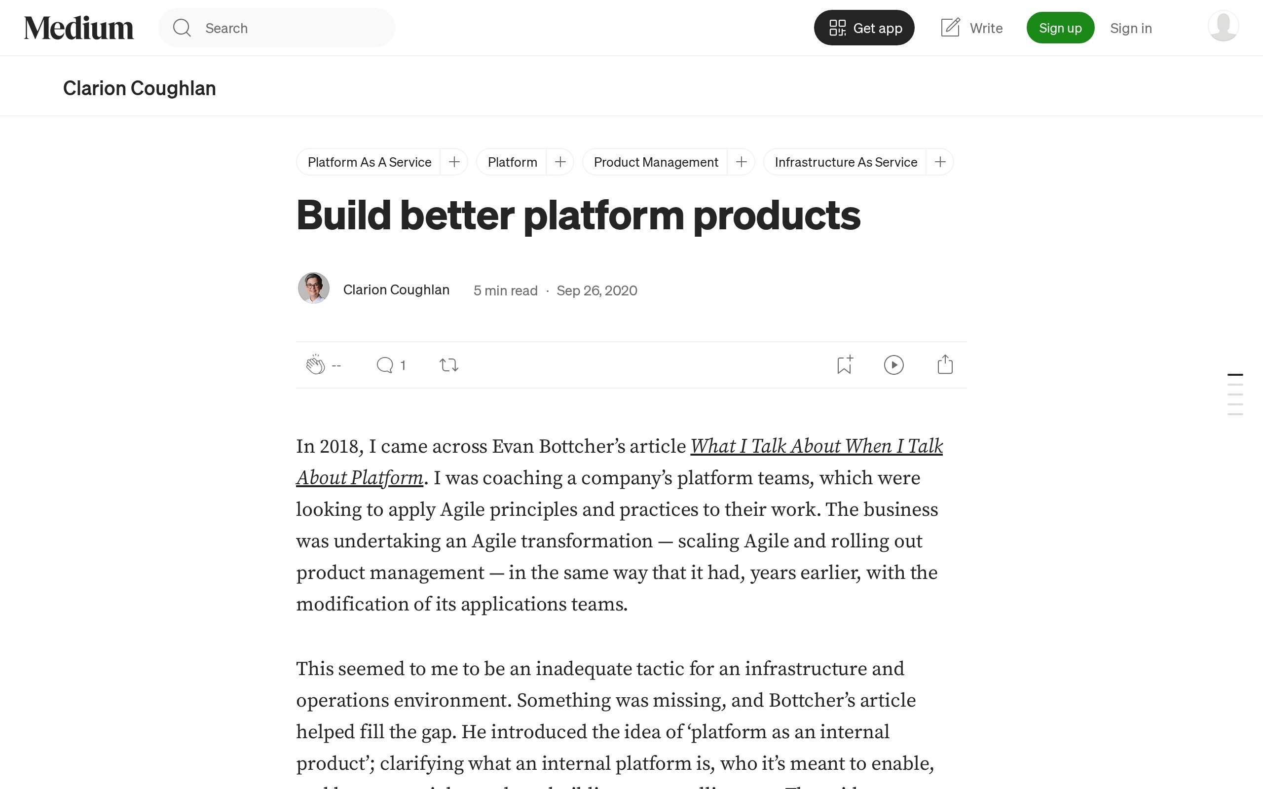 Build better platform products. Four tips to help you embed great… | by Cla