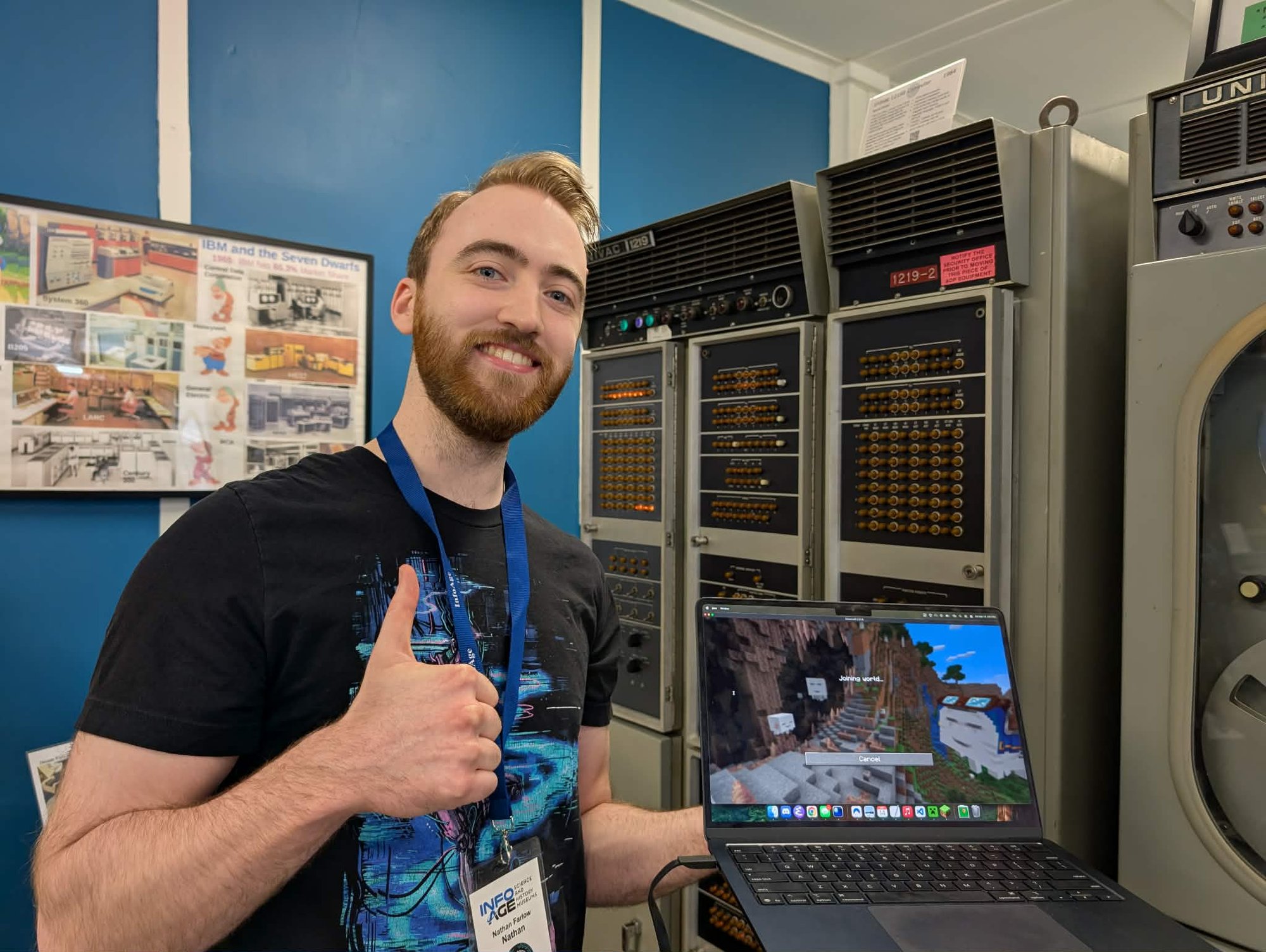 Running a Minecraft Server and more on a 1960s UNIVAC Computer