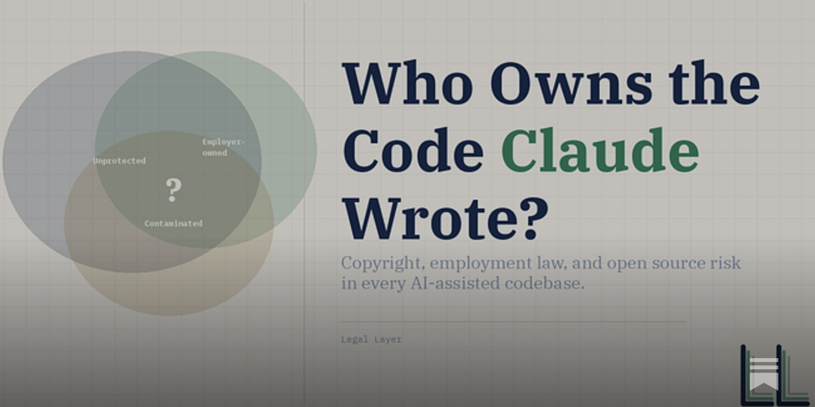 Who Owns the Code Claude Wrote?
