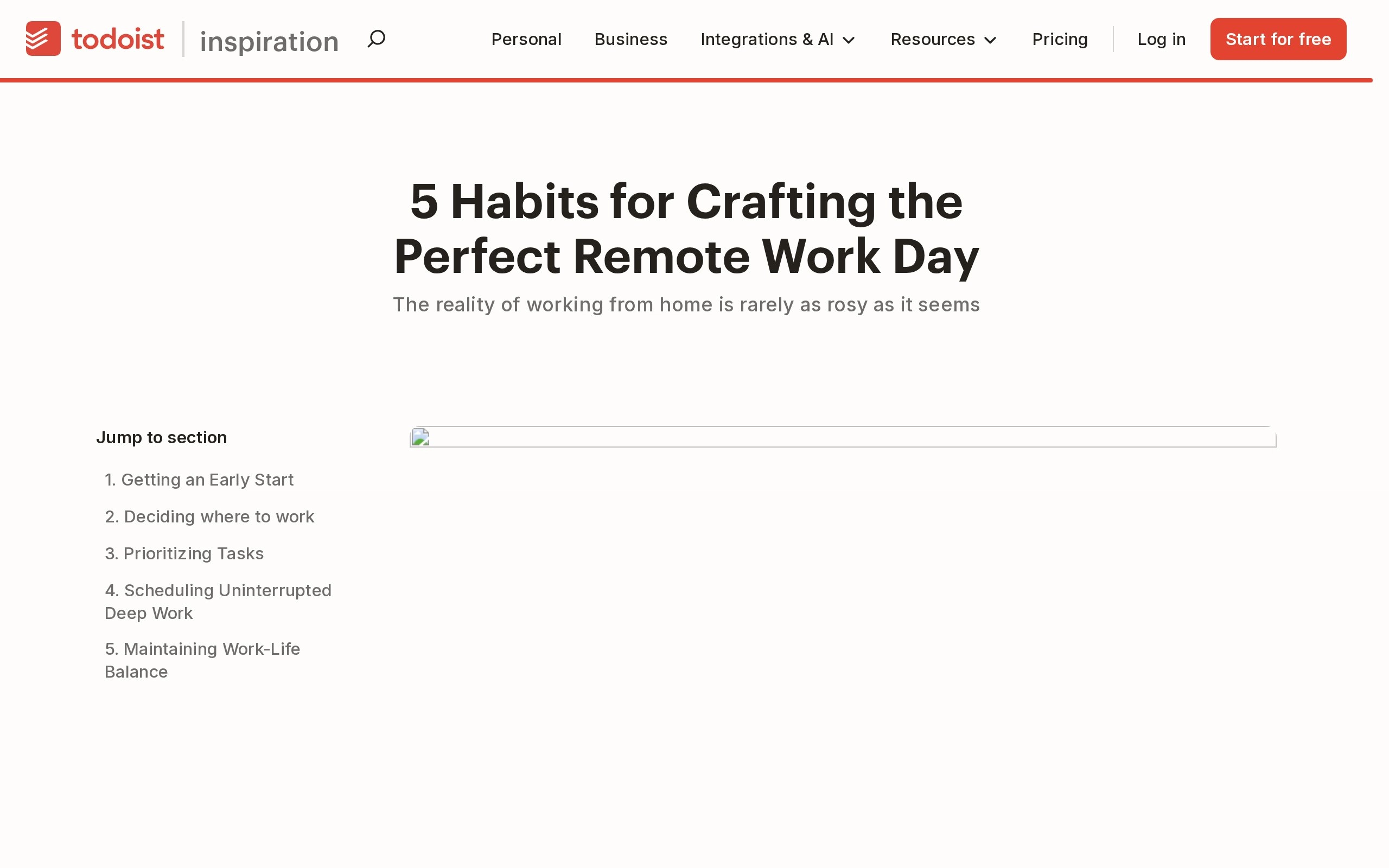 5 Habits for Crafting the Perfect Remote Work Day