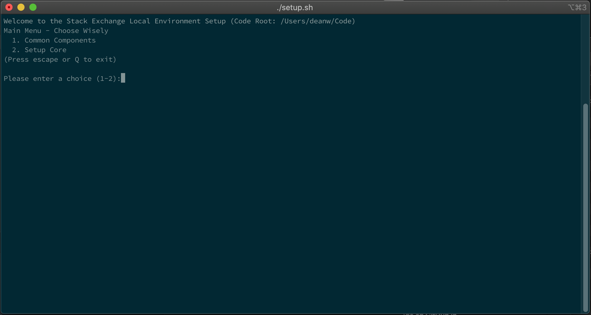 Bakedbean.org.uk - Developing Stack Overflow on MacOS