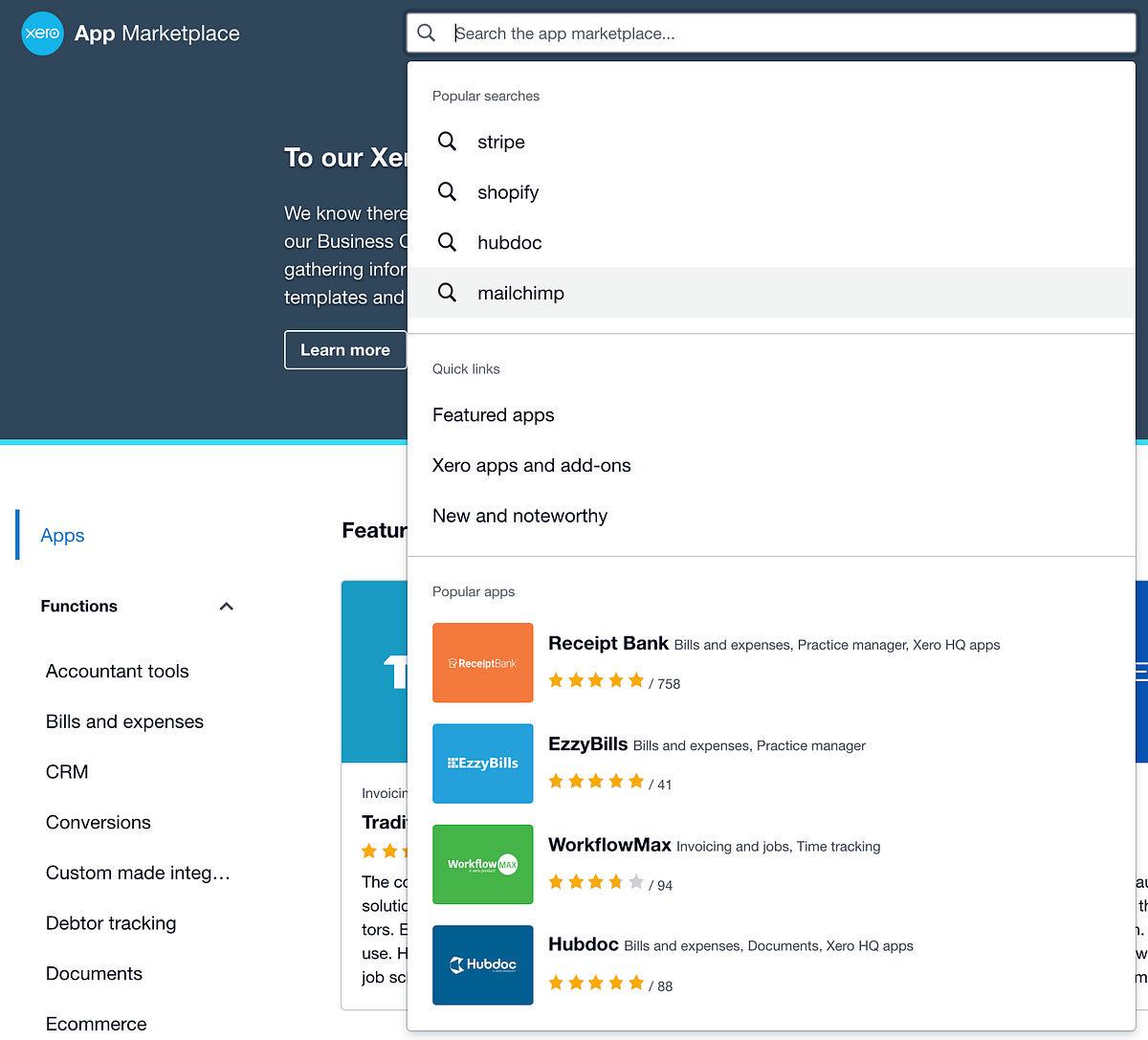 Machine learning makes finding the right tech on the Xero app marketplace e