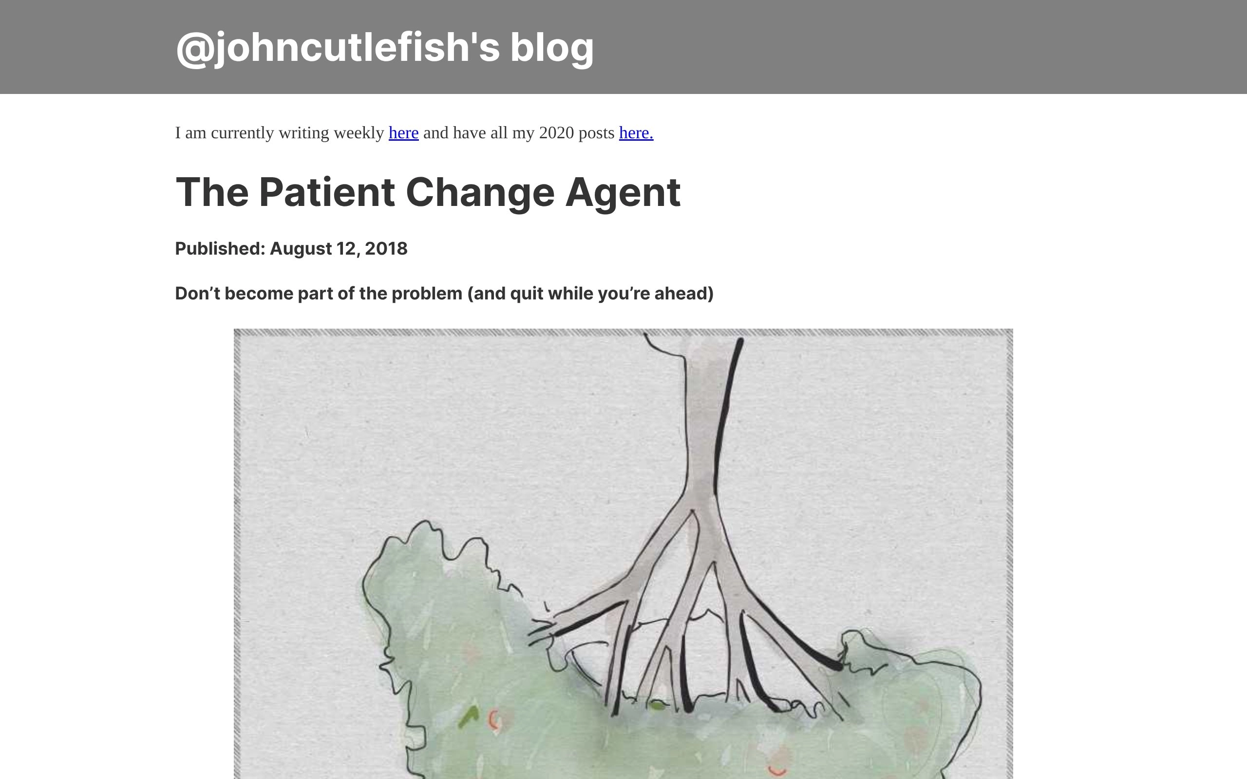 The Patient Change Agent | @johncutlefish's blog