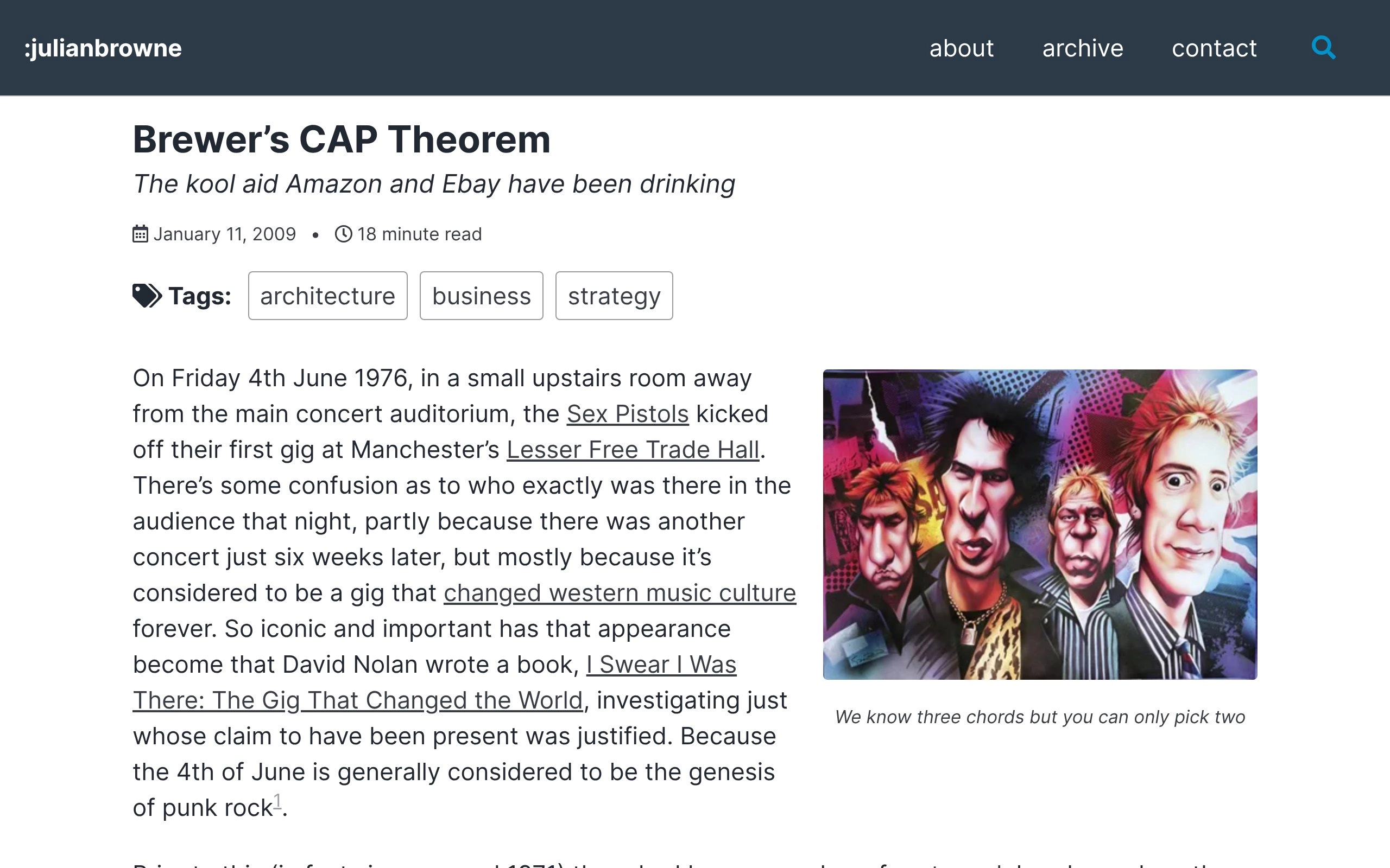 Brewer's CAP Theorem