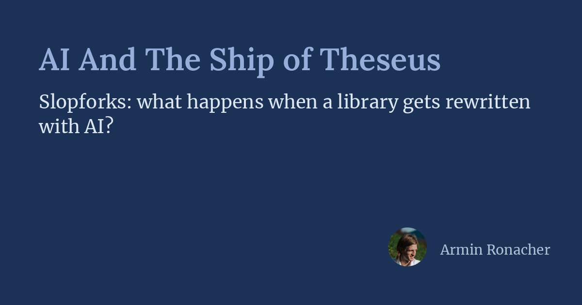 AI And The Ship of Theseus