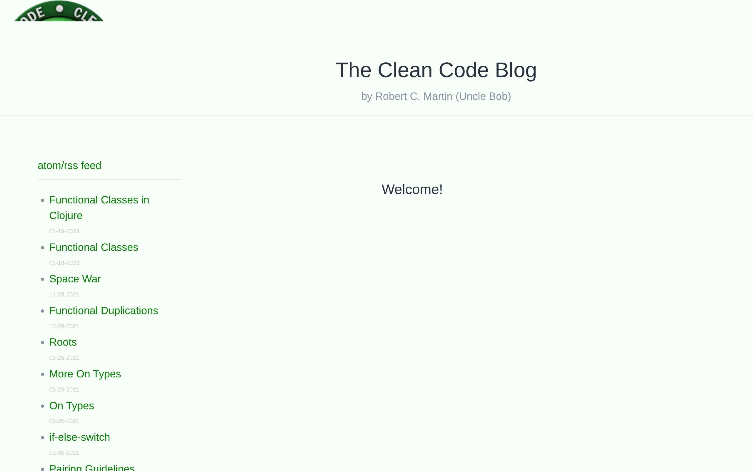 Clean Coder Blog