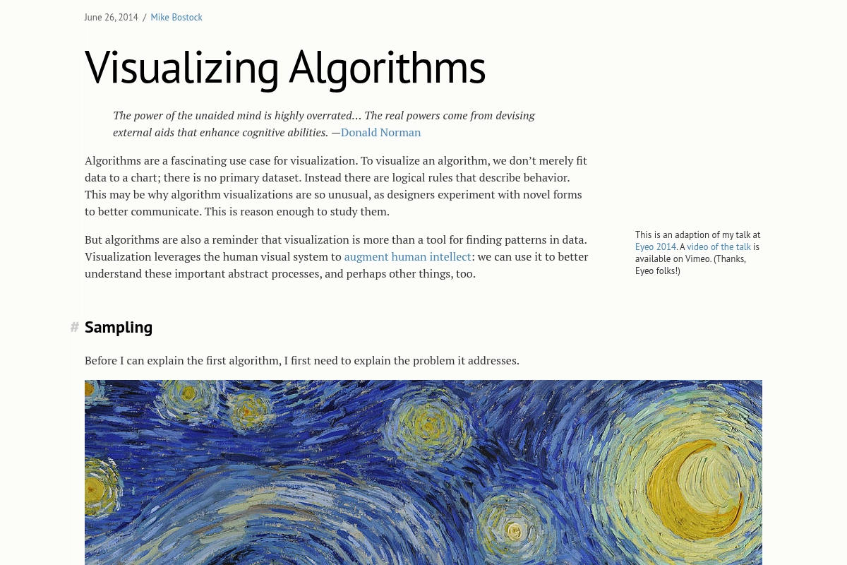 Visualizing Algorithms