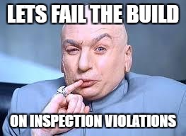 Dr Evil inspection violations