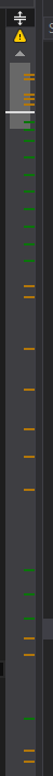 Inspections scrollbar