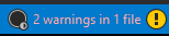 ReSharper Solution Wide Analysis warnings count