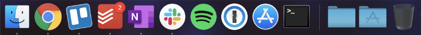 Mac toolbar